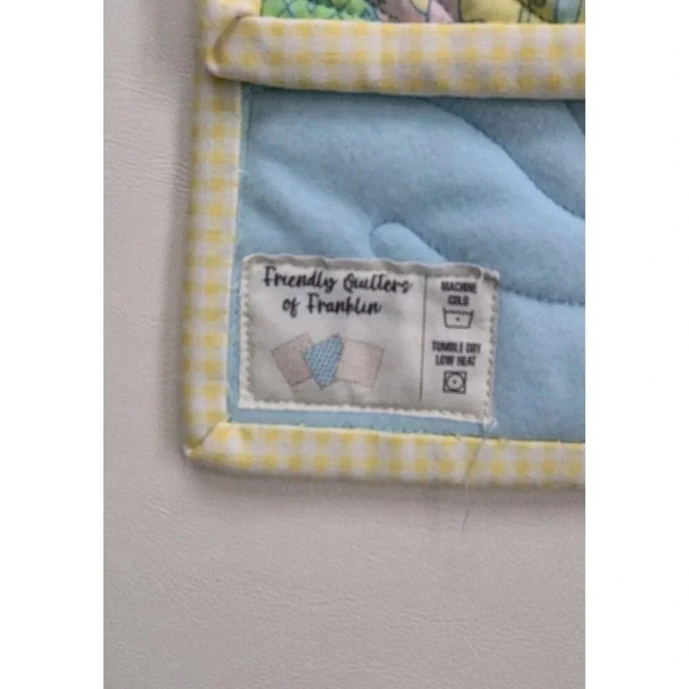 Animal Baby Quilt Handmade Gender Neutral 38